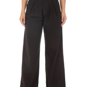 Calça Pantalona Linho Noir