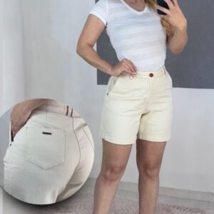 Bermuda Fem. Carrera Bolso Faca